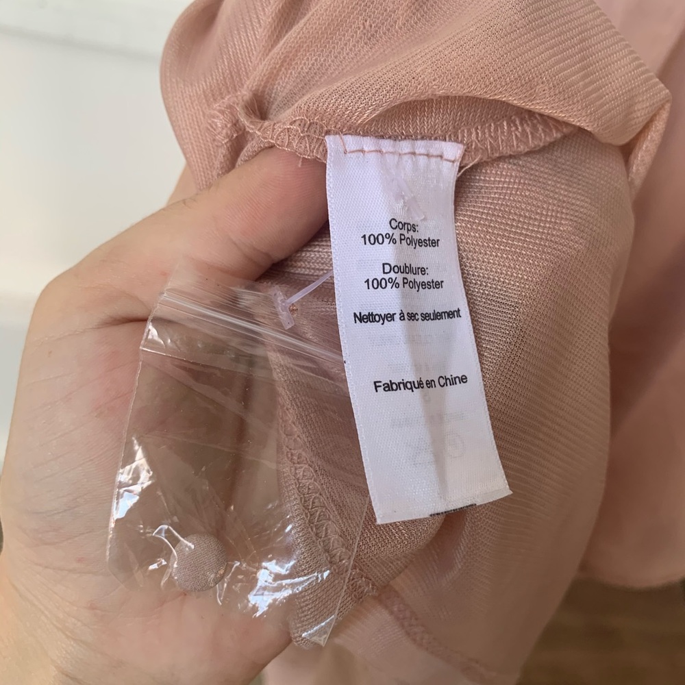 ASTR The Label Blush Flutter Cape Romper - Picture 8 of 10